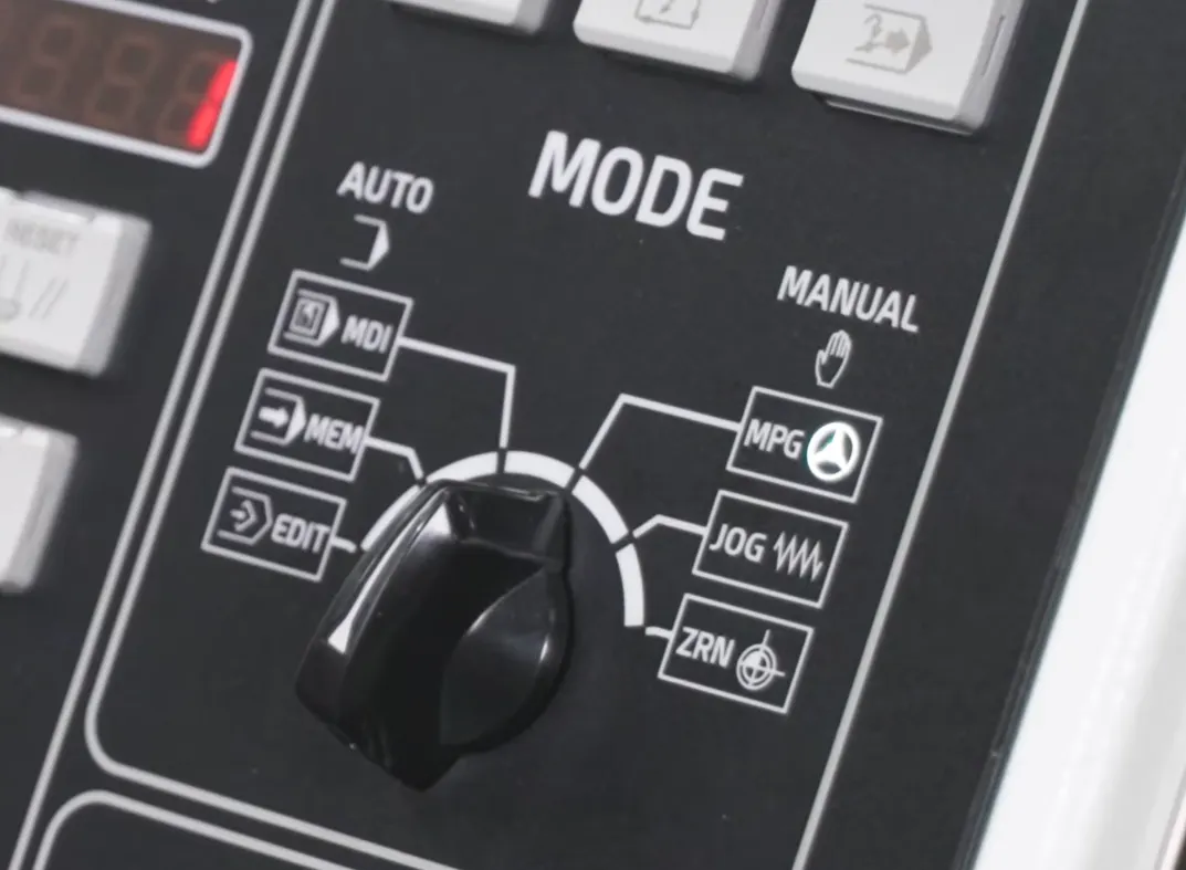 When the machine stops, change mode to MPG
