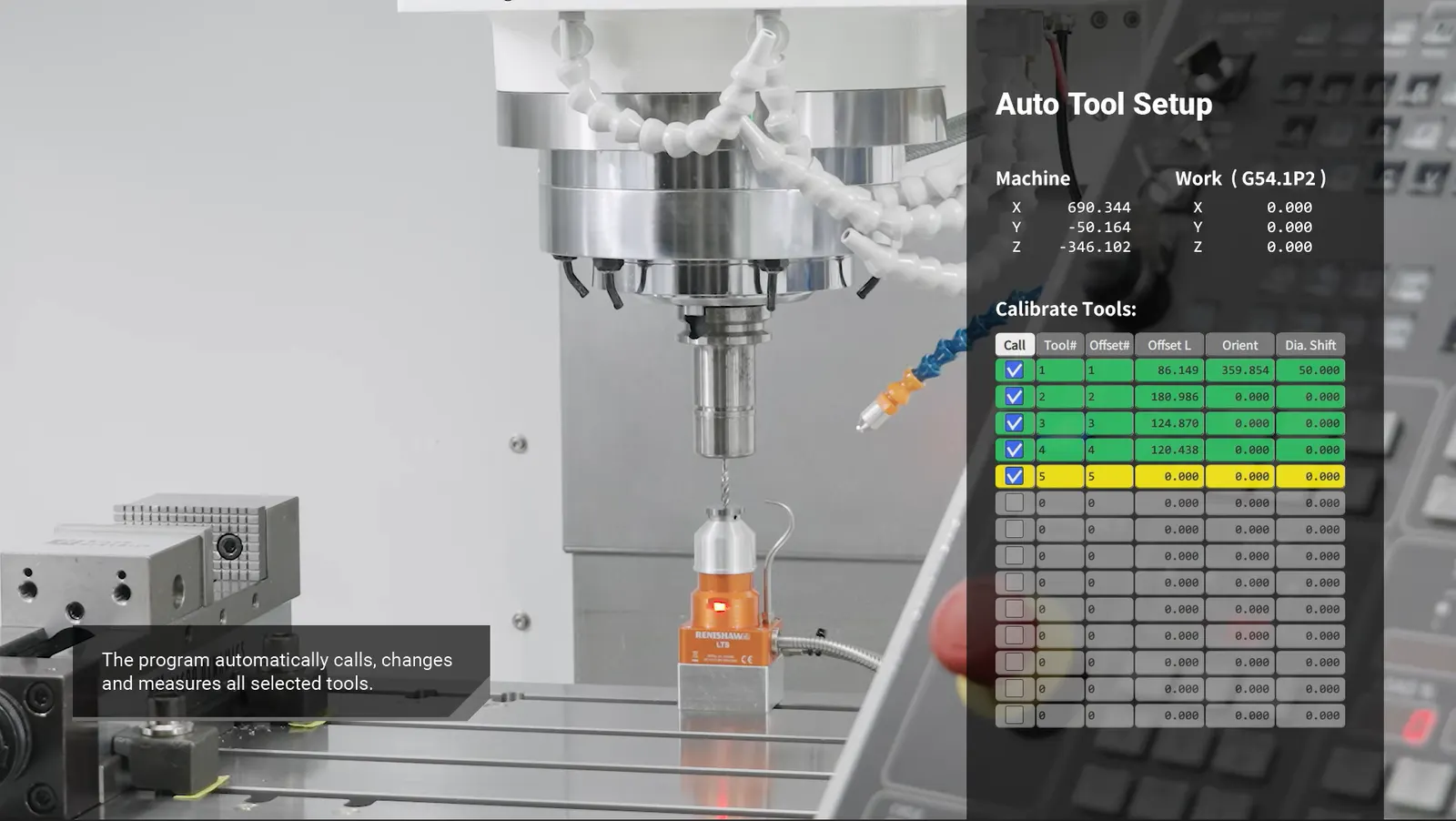 Auto Tool Setup In Action