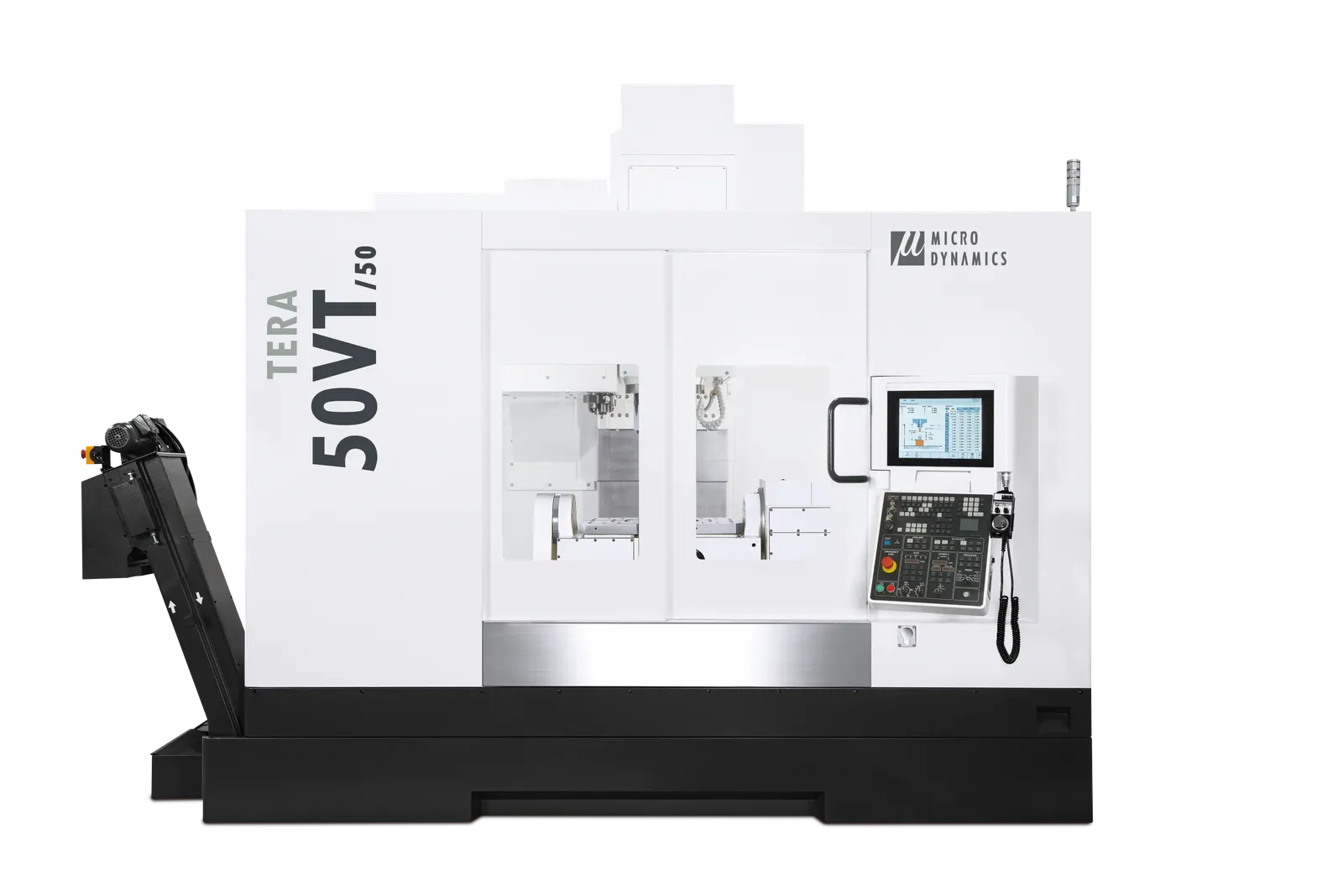 TERA 50VT/50 Vertical Machining Center: 50 Taper Power for Heavy-Duty Trunnion Machining
