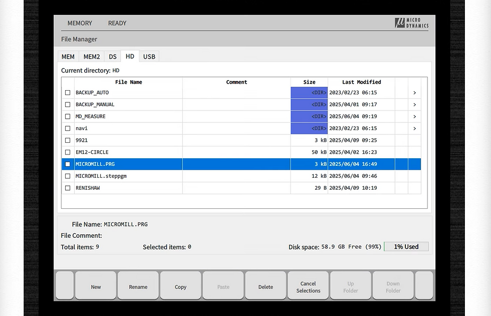 Control System Features